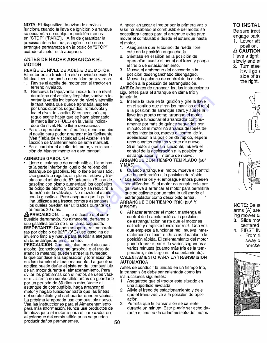 Craftsman 917.28972 Operator'S Manual Download Page 50