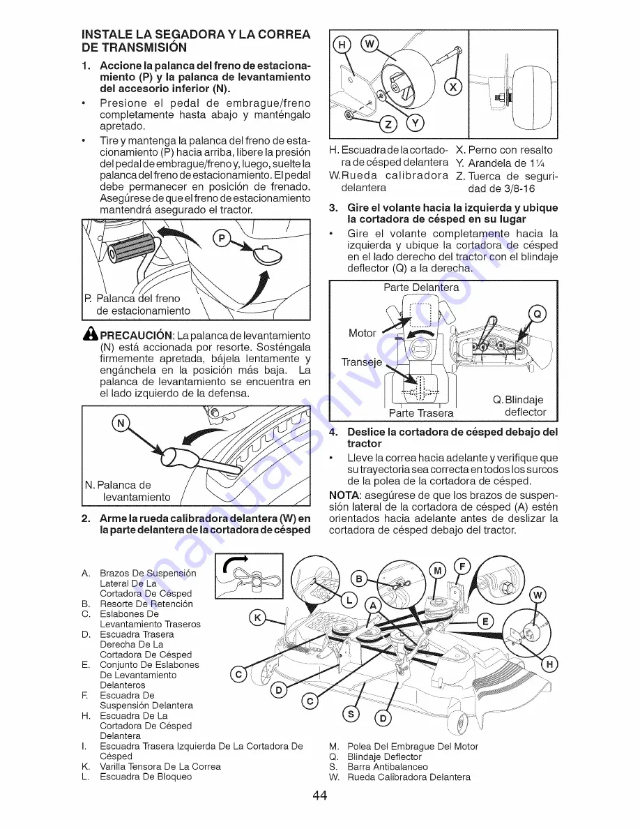 Craftsman 917.28990 Operator'S Manual Download Page 44