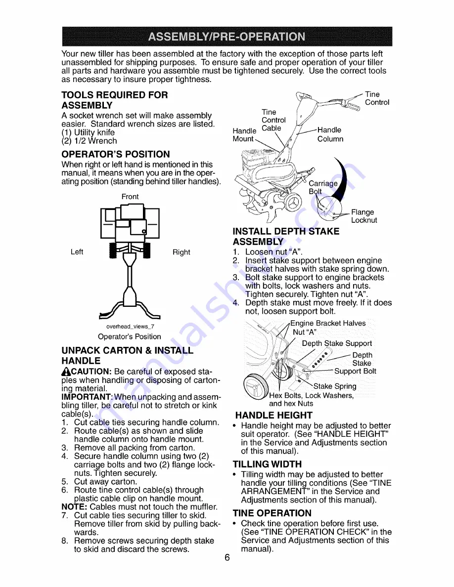 Craftsman 917.291481 Owner'S Manual Download Page 6