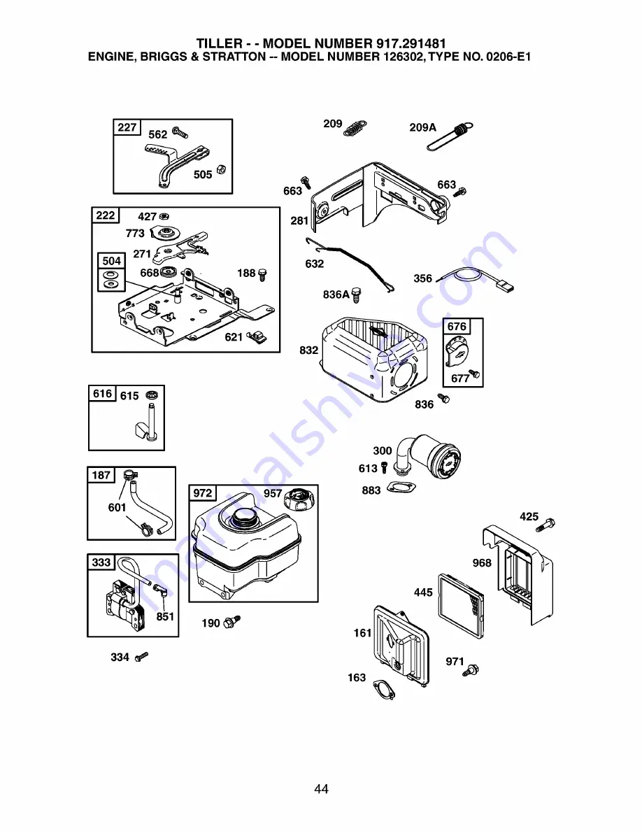 Craftsman 917.291481 Owner'S Manual Download Page 44