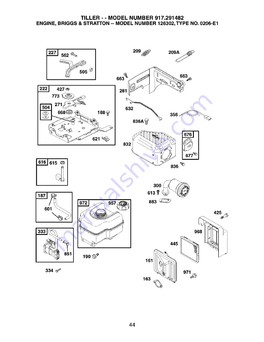 Craftsman 917.291482 Owner'S Manual Download Page 44