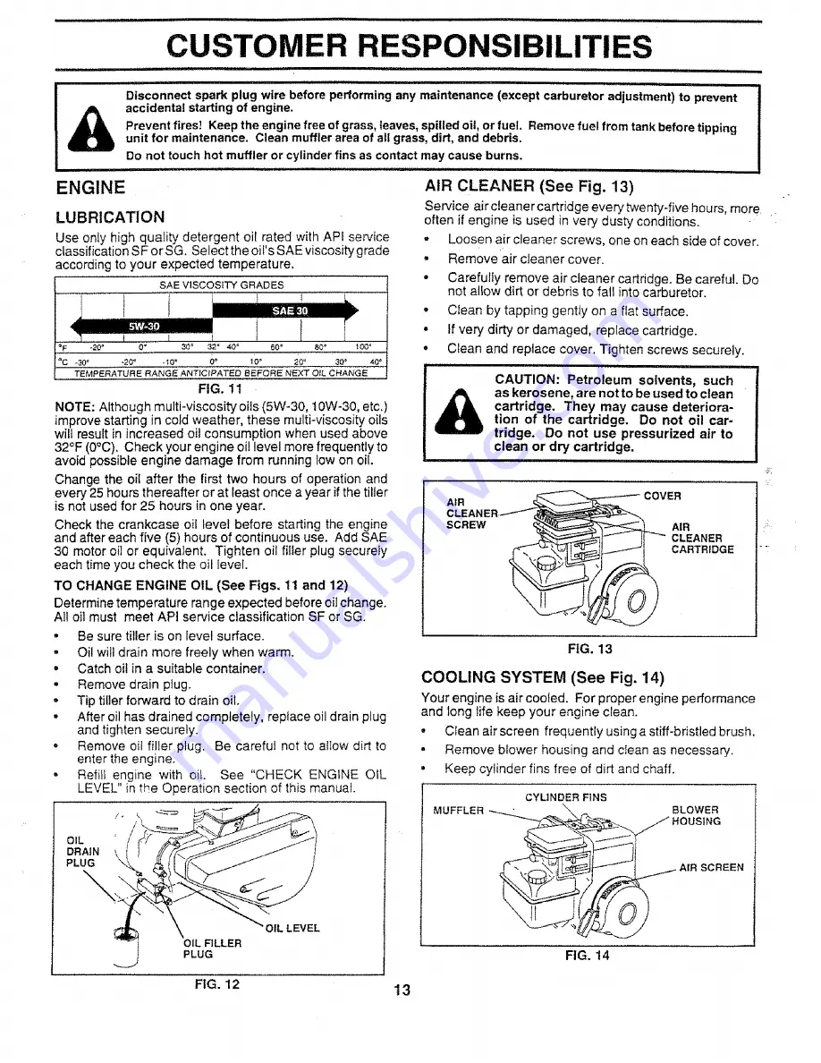 Craftsman 917.292360 Owner'S Manual Download Page 13