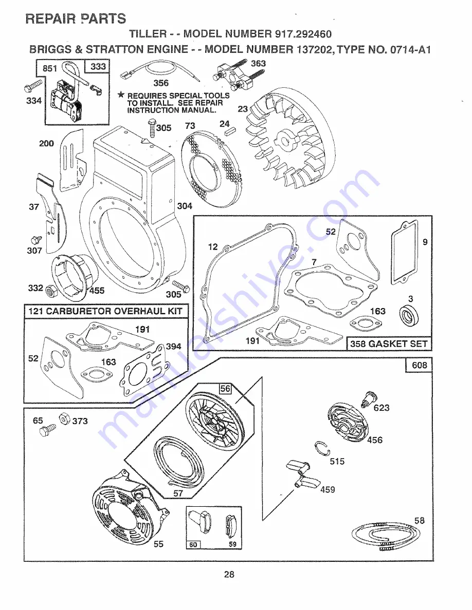 Craftsman 917.292460 Скачать руководство пользователя страница 28