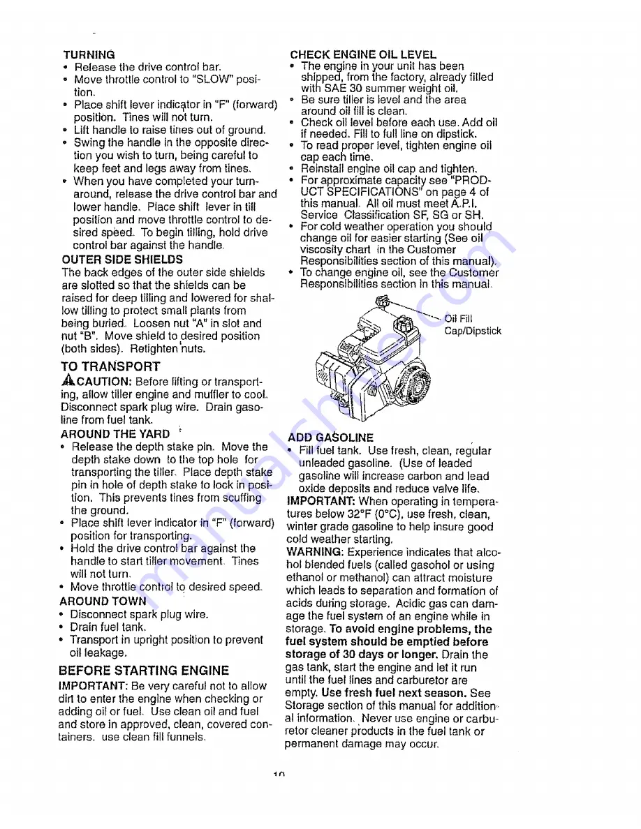 Craftsman 917.293400 Owner'S Manual Download Page 10