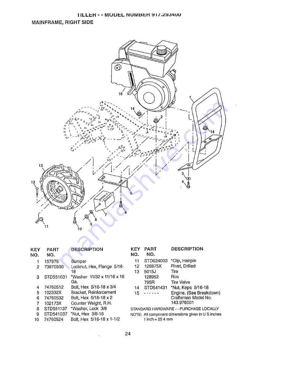 Craftsman 917.293400 Owner'S Manual Download Page 24