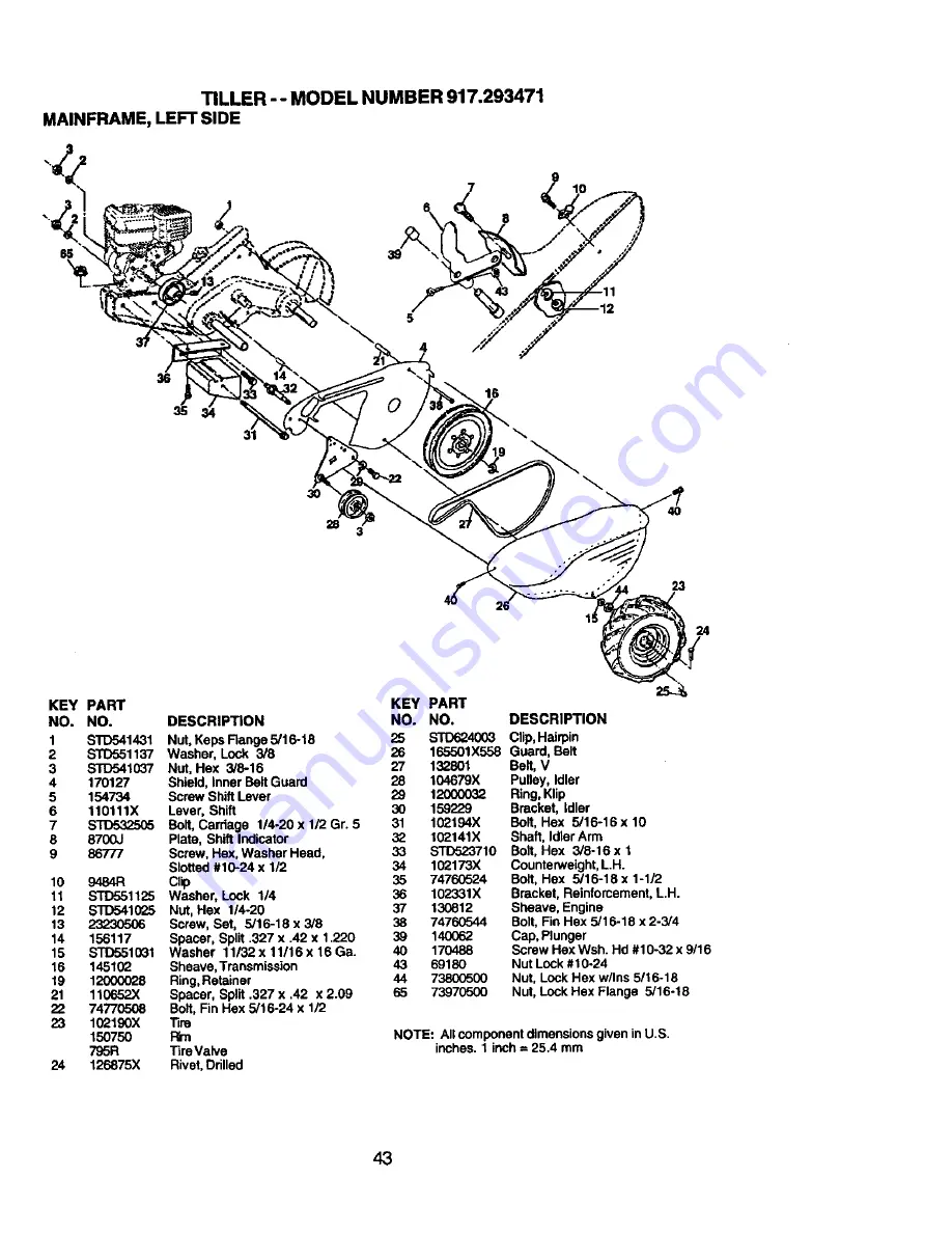 Craftsman 917.293471 Owner'S Manual Download Page 43