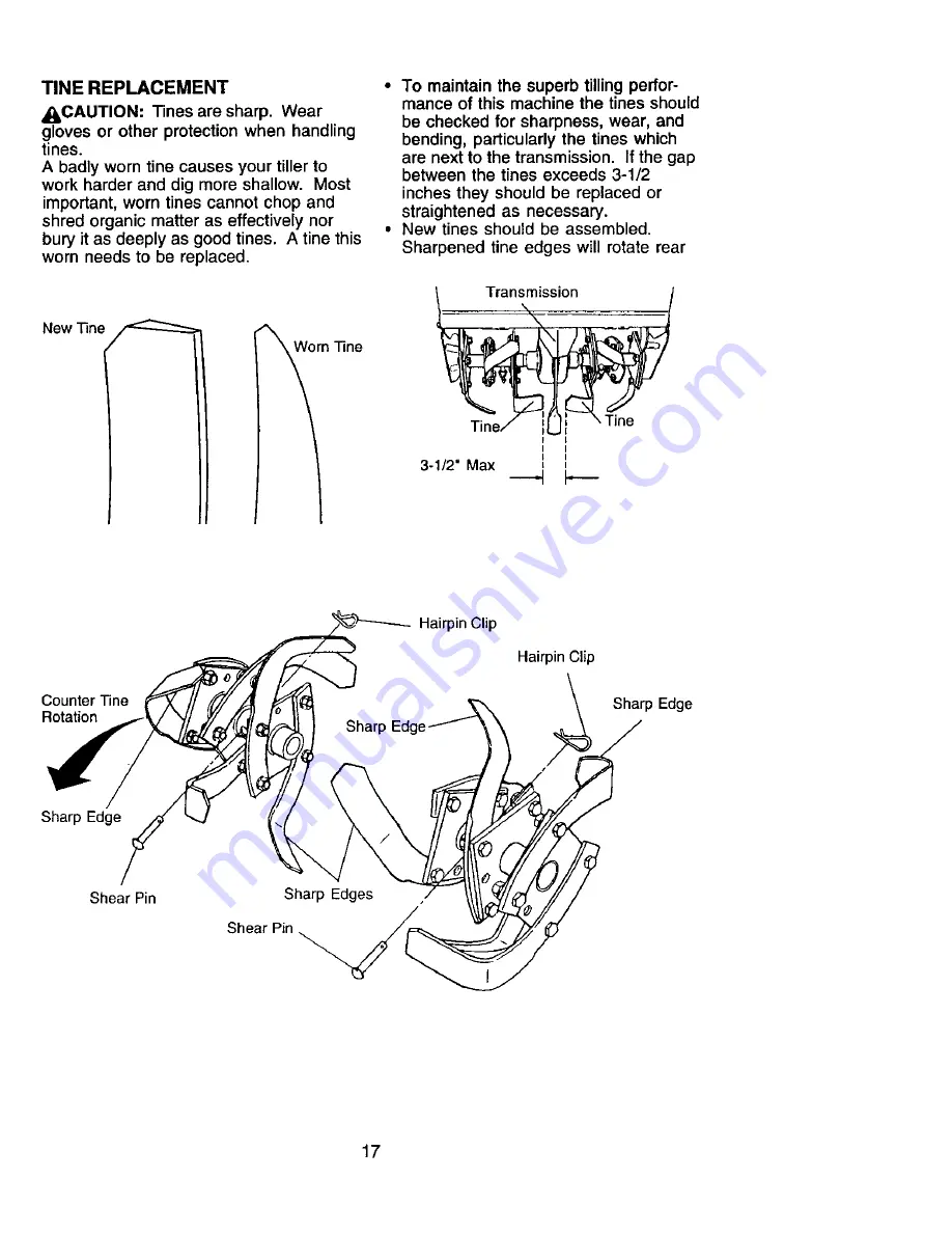 Craftsman 917.293483 Owner'S Manual Download Page 17