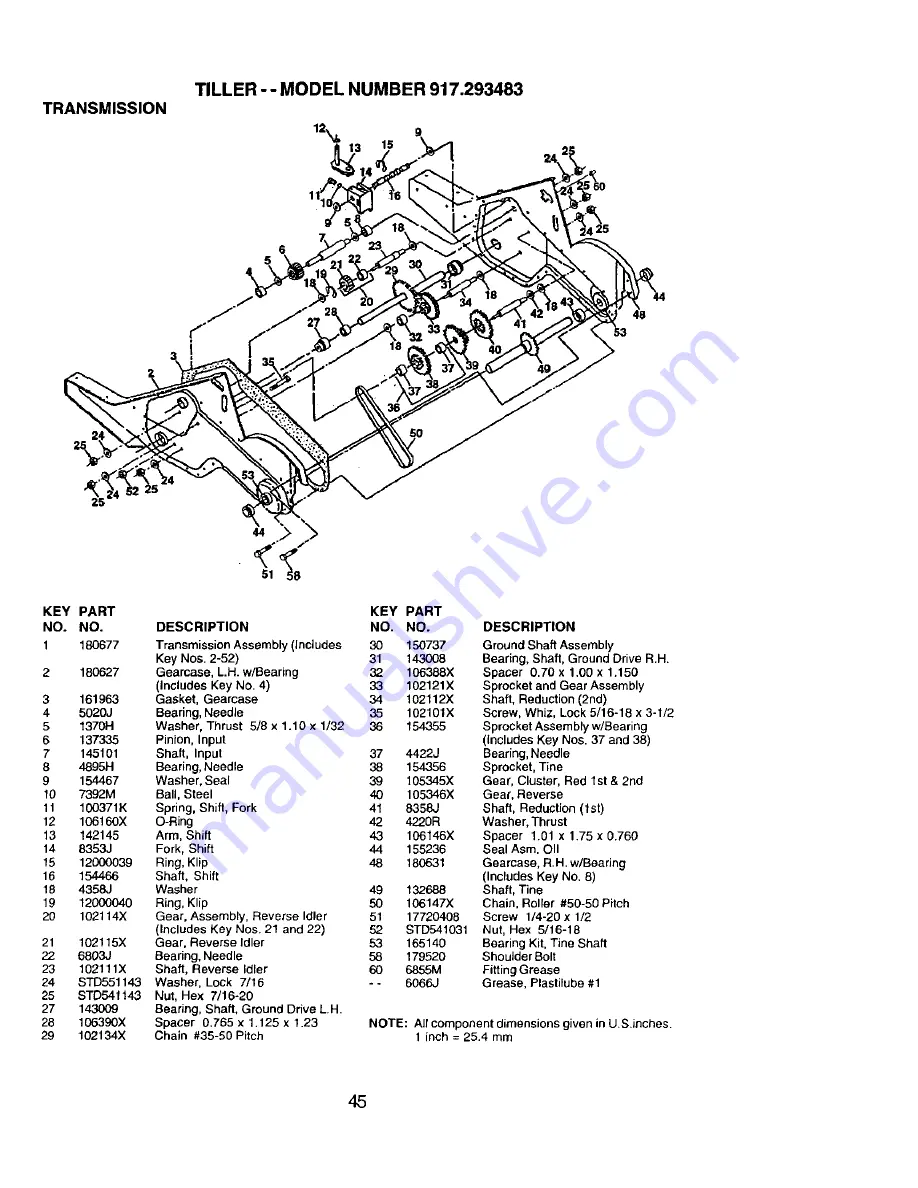 Craftsman 917.293483 Скачать руководство пользователя страница 45