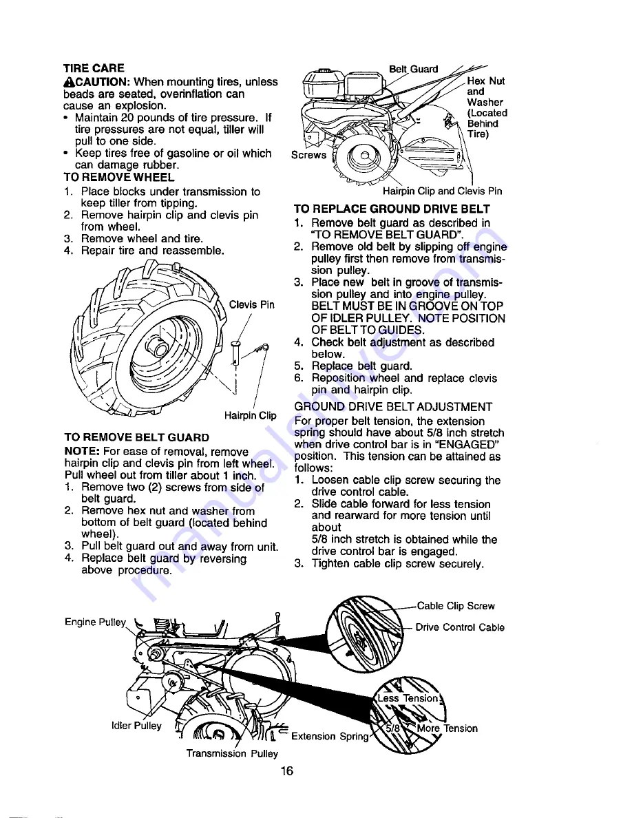 Craftsman 917.293484 Owner'S Manual Download Page 16