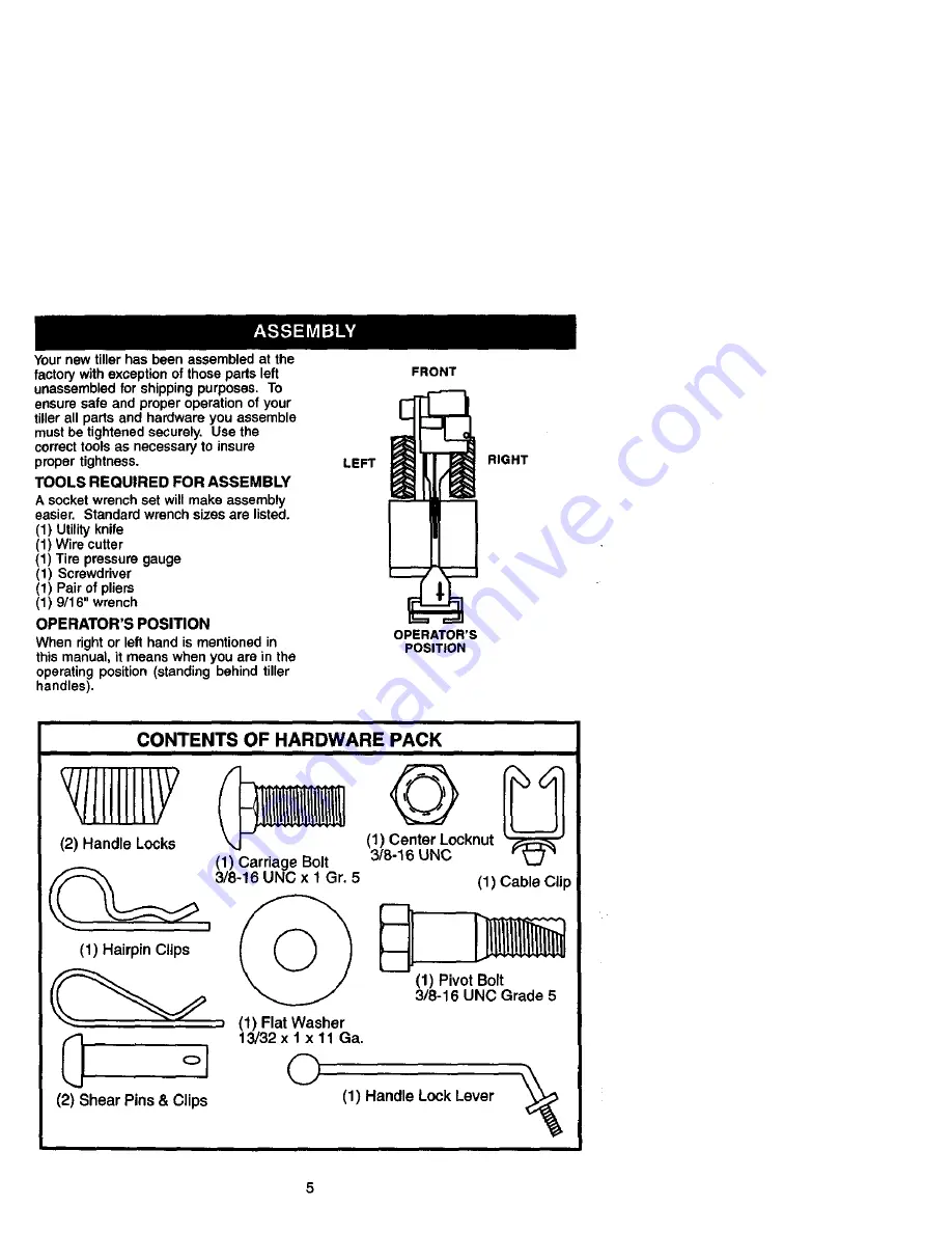 Craftsman 917.293490 Owner'S Manual Download Page 5