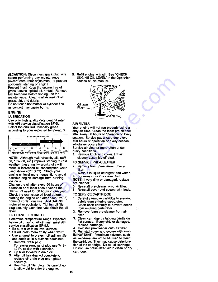 Craftsman 917.293490 Owner'S Manual Download Page 15