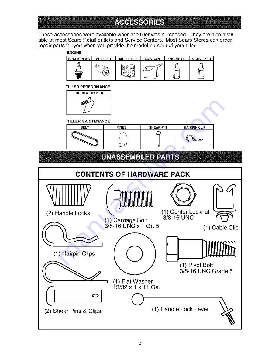 Craftsman 917.294270 Owner'S Manual Download Page 5