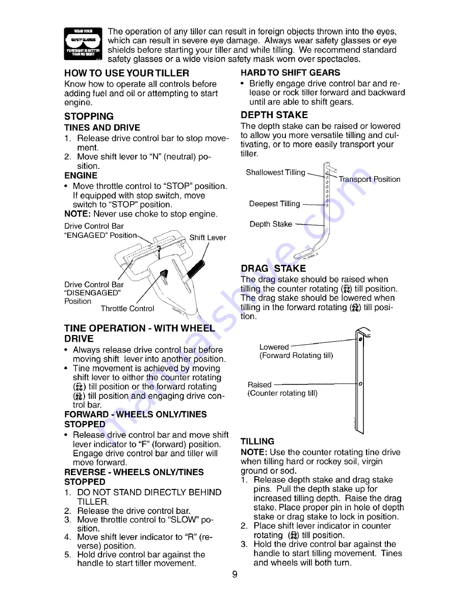 Craftsman 917.294270 Owner'S Manual Download Page 9