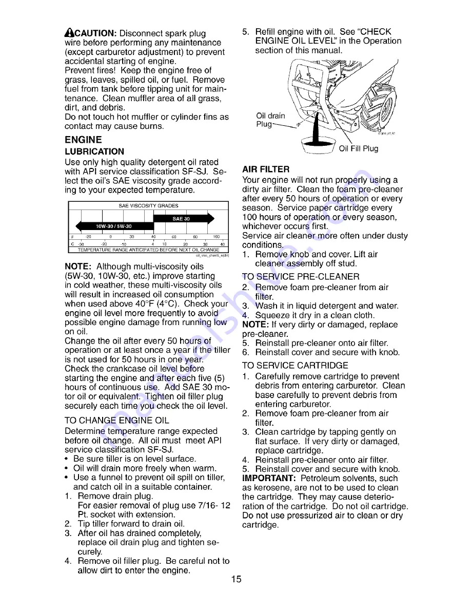 Craftsman 917.294270 Owner'S Manual Download Page 15