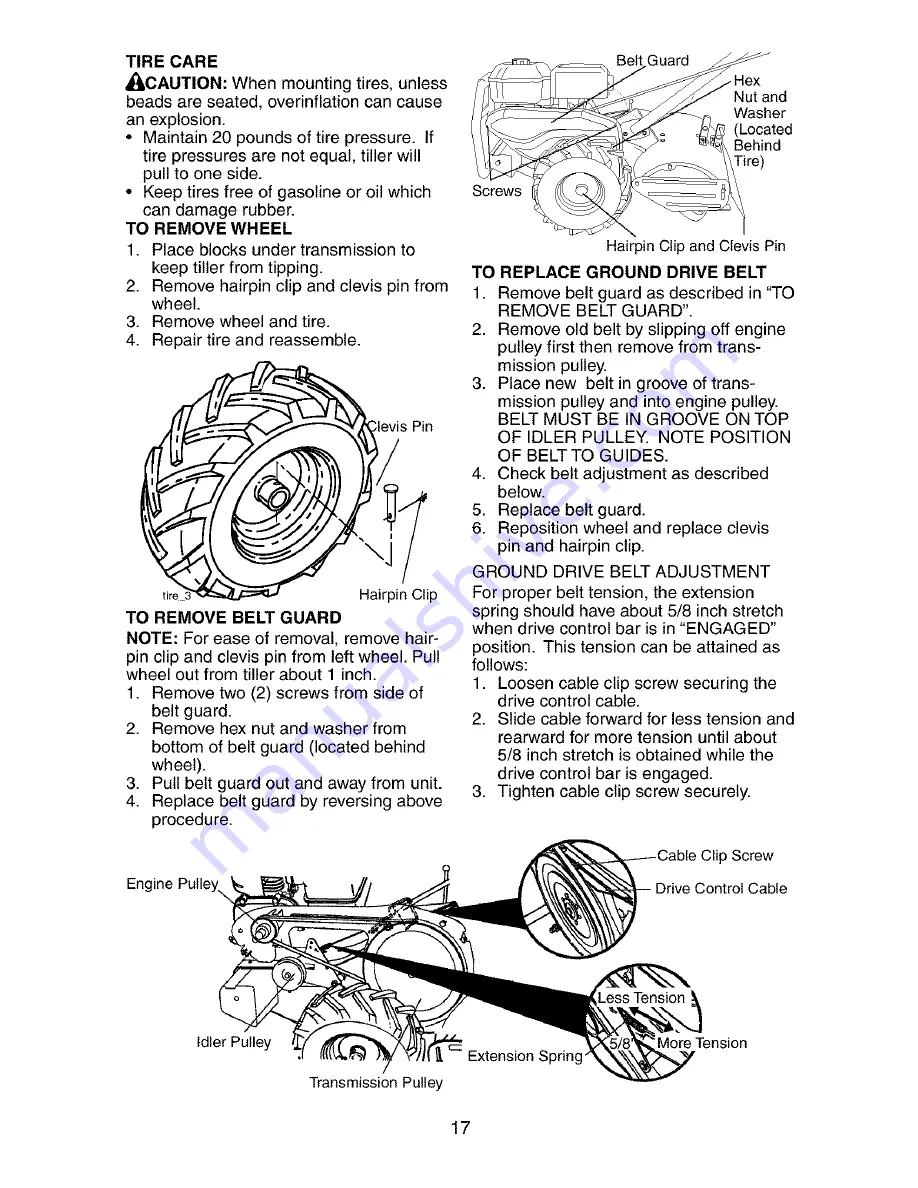 Craftsman 917.294270 Owner'S Manual Download Page 17