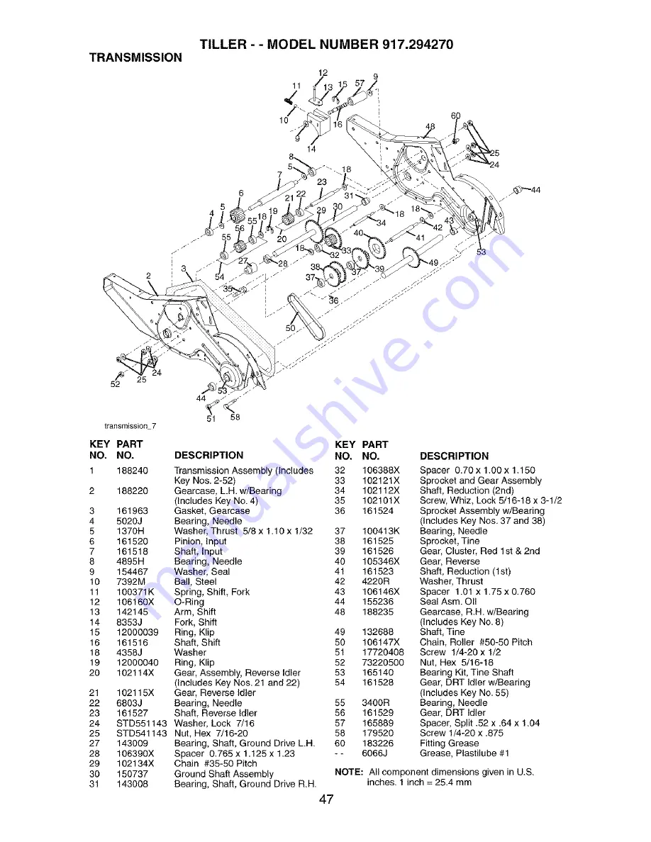 Craftsman 917.294270 Owner'S Manual Download Page 47