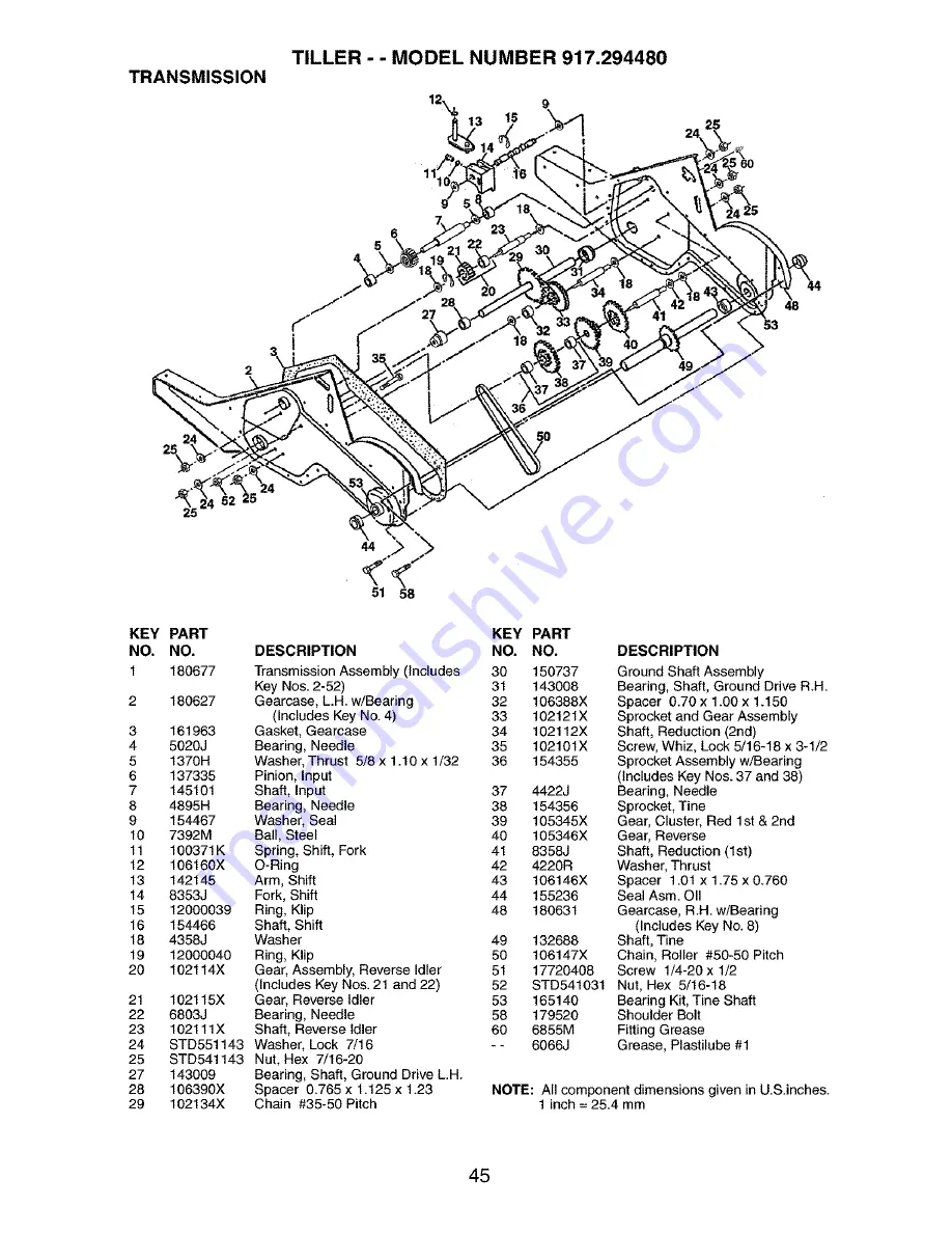 Craftsman 917.294480 Owner'S Manual Download Page 45