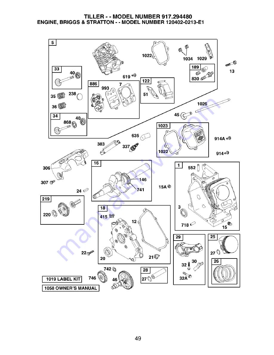 Craftsman 917.294480 Owner'S Manual Download Page 49