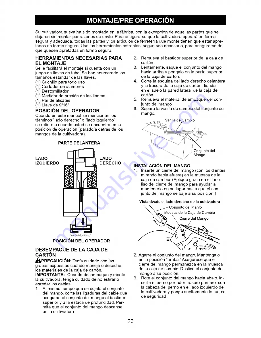 Craftsman 917.294484 Owner'S Manual Download Page 26