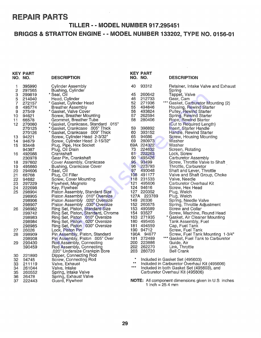 Craftsman 917.295451 Owner'S Manual Download Page 29