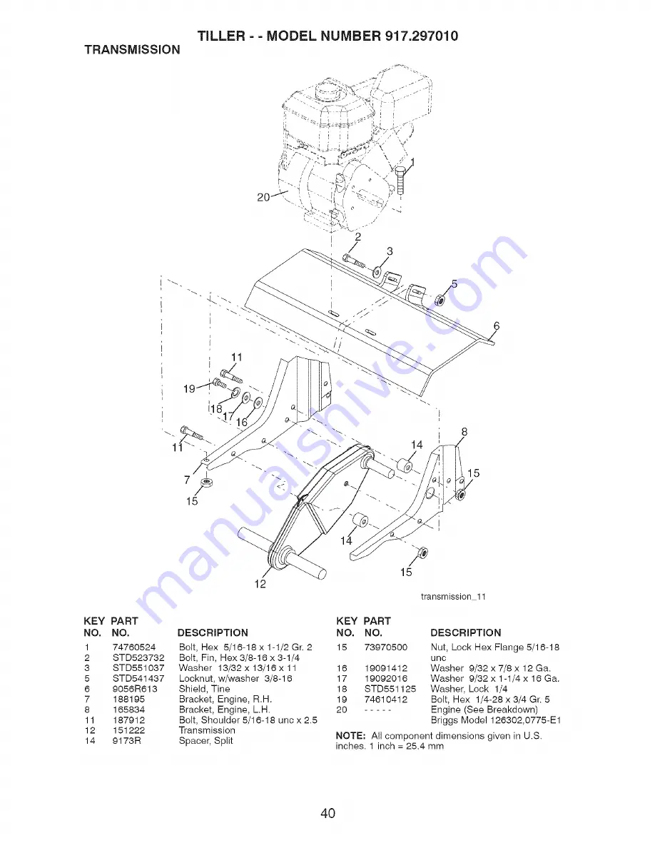 Craftsman 917.297010 Owner'S Manual Download Page 40