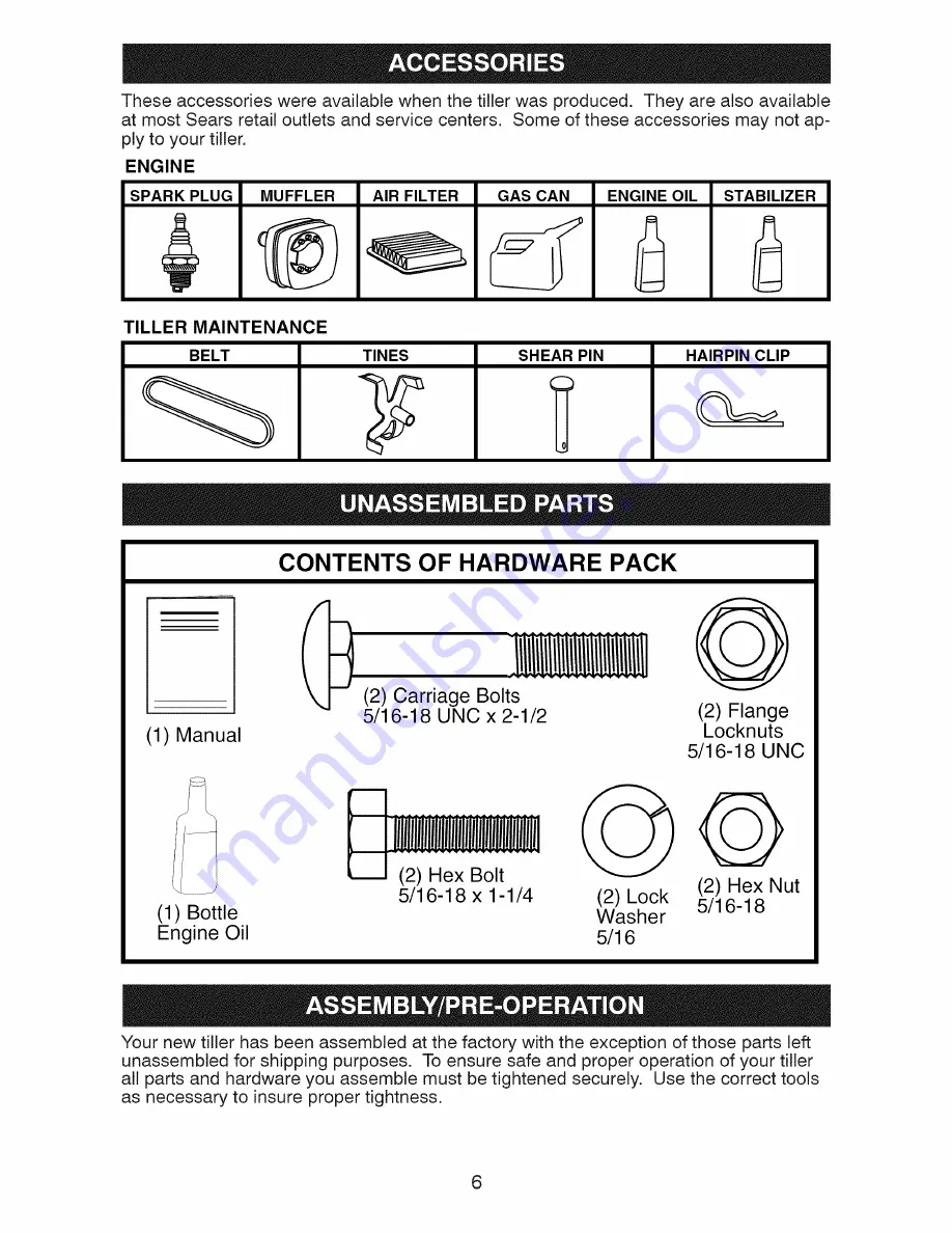 Craftsman 917.297016 Owner'S Manual Download Page 6