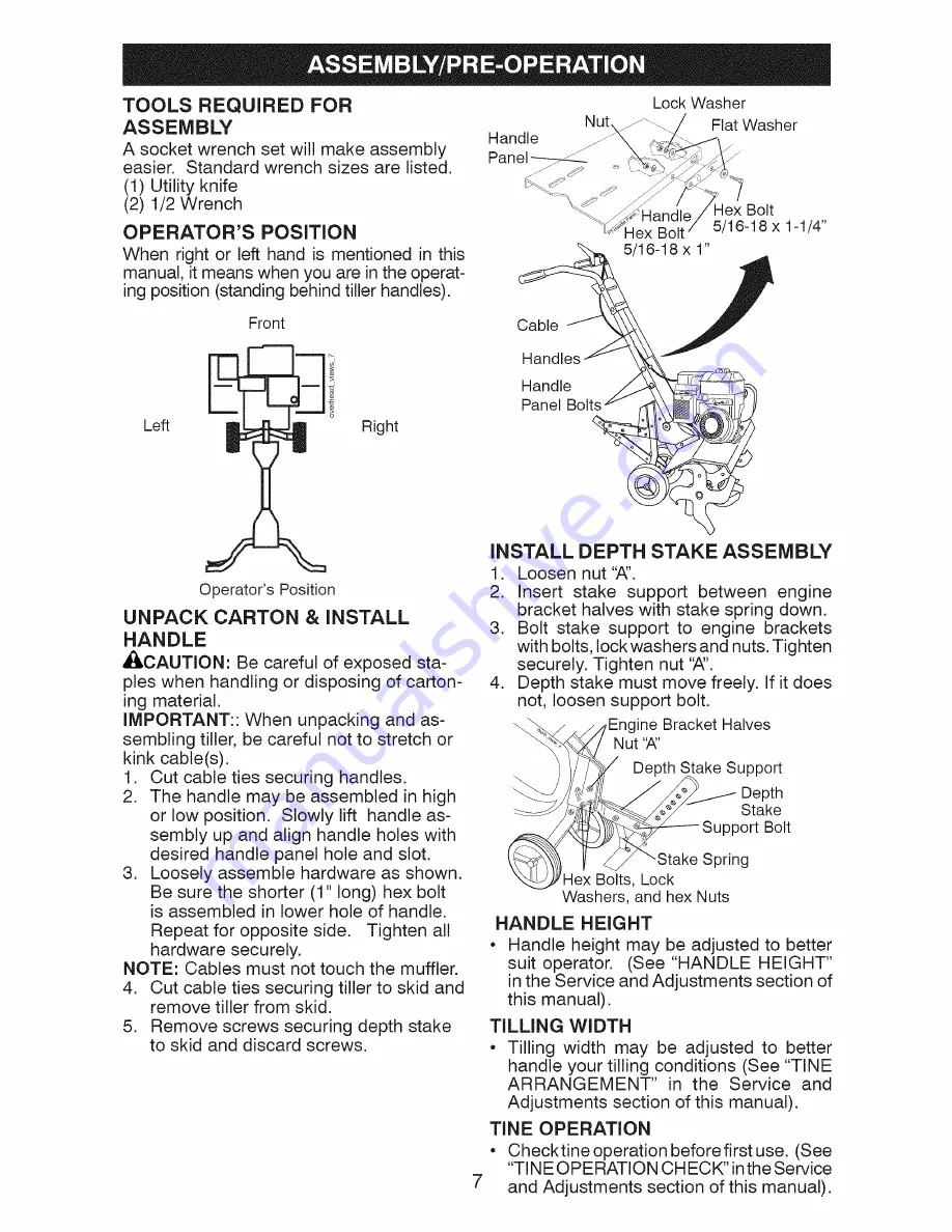 Craftsman 917.297016 Owner'S Manual Download Page 7