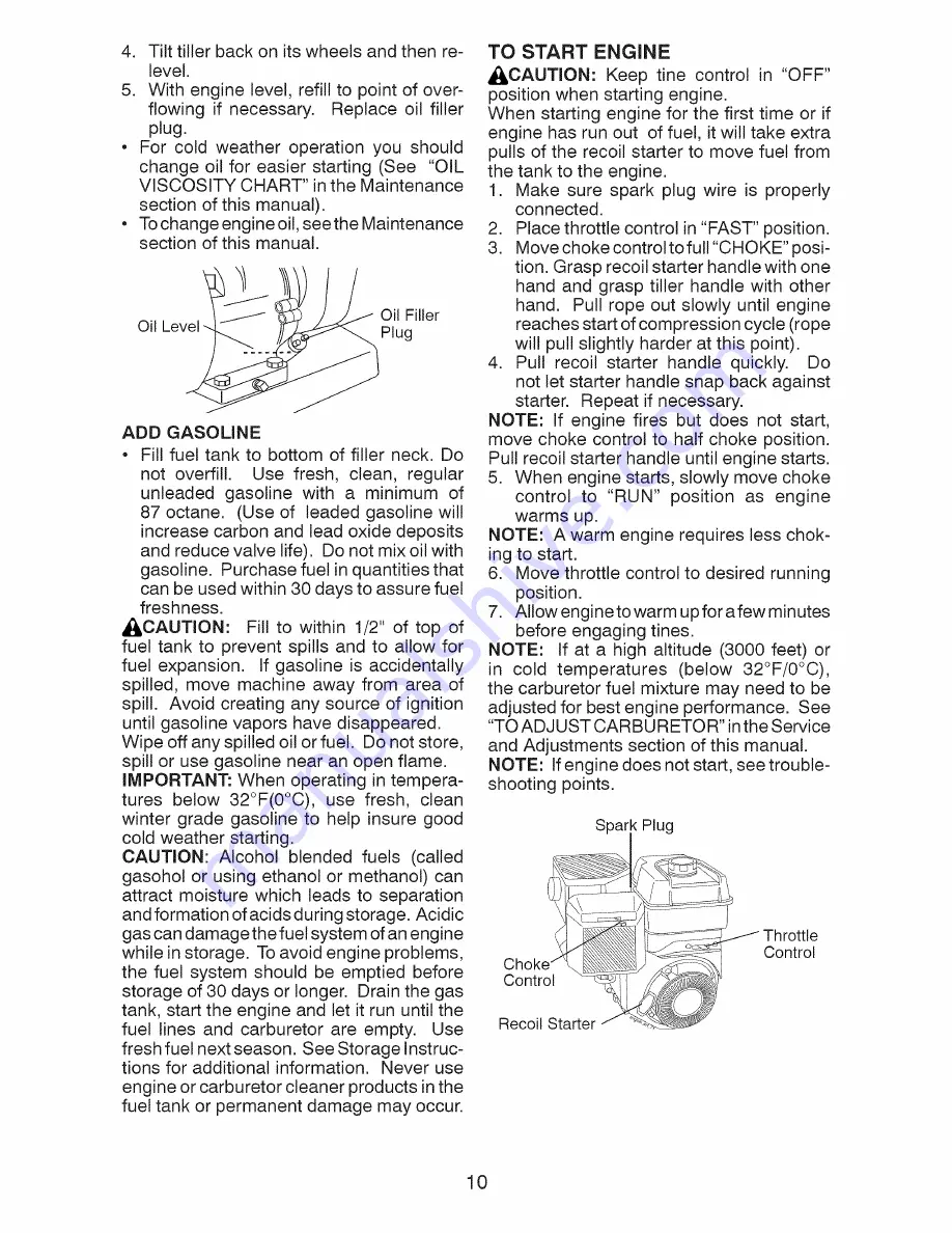 Craftsman 917.297016 Owner'S Manual Download Page 10