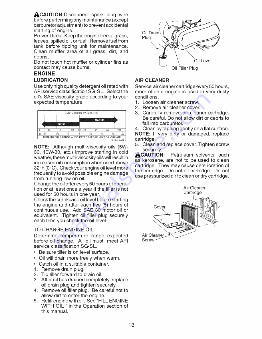 Craftsman 917.297016 Owner'S Manual Download Page 13