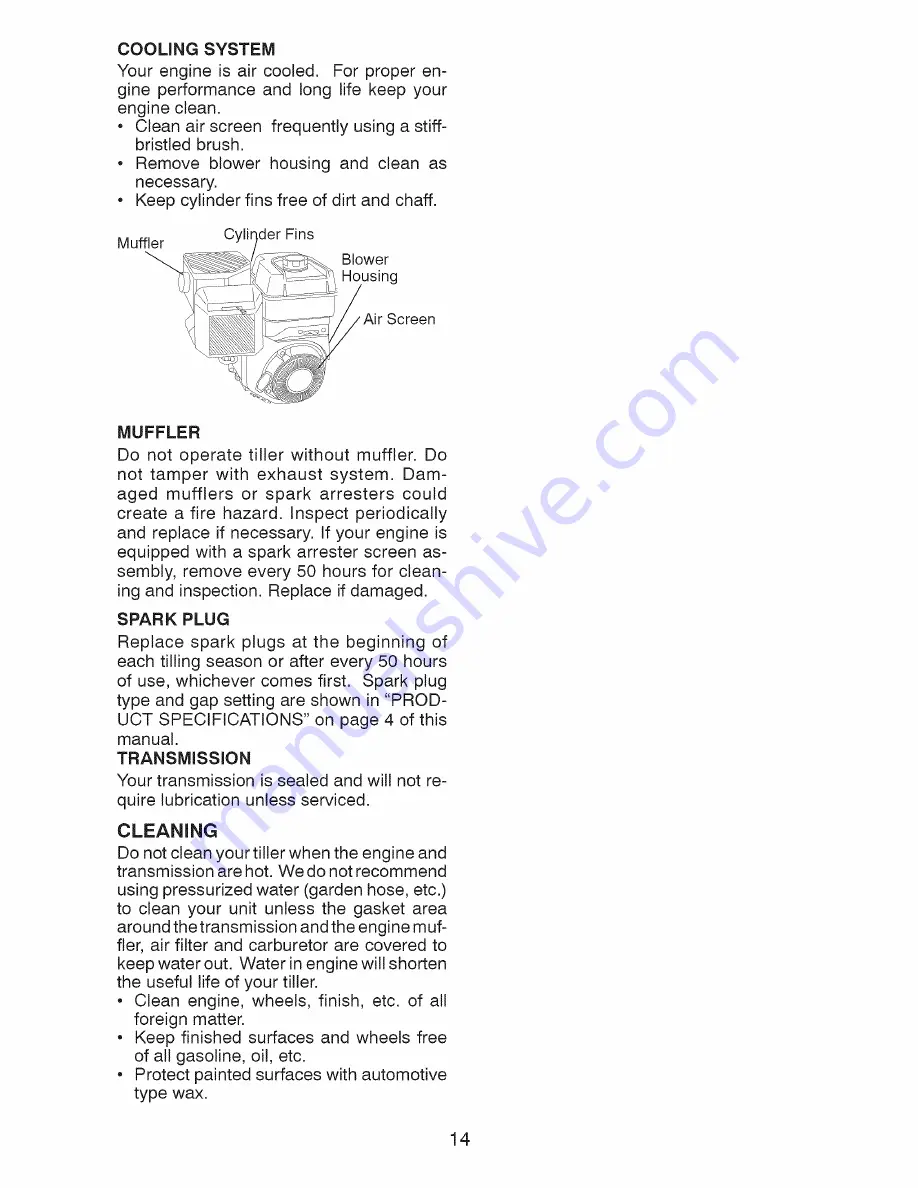 Craftsman 917.297016 Owner'S Manual Download Page 14