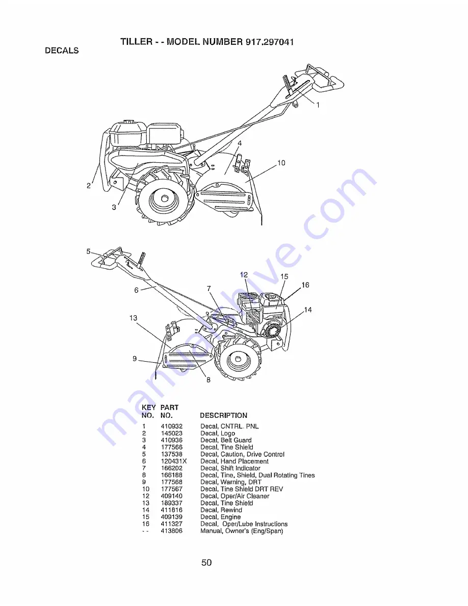 Craftsman 917.297041 Скачать руководство пользователя страница 50