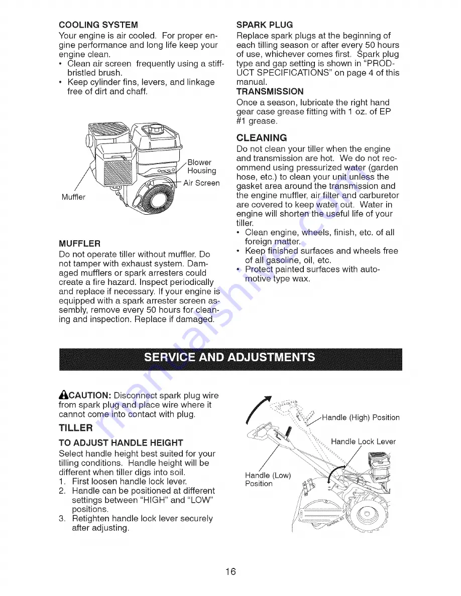 Craftsman 917.297042 Скачать руководство пользователя страница 16