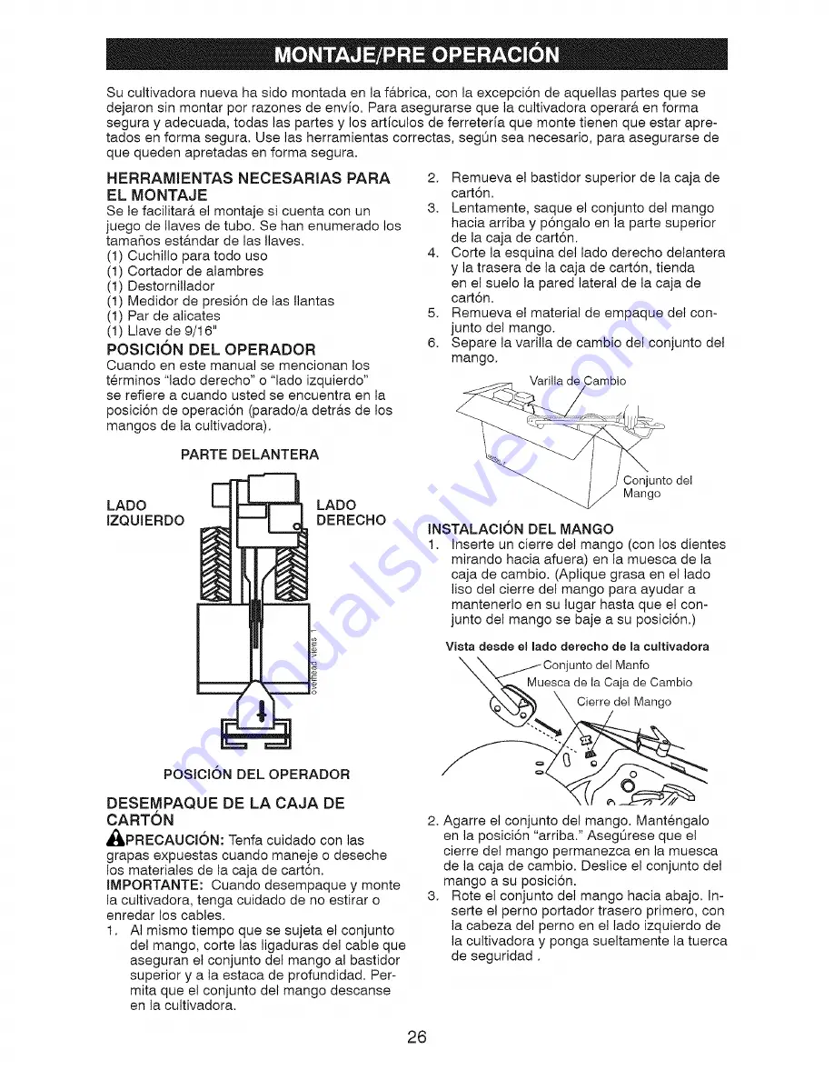 Craftsman 917.297120 Owner'S Manual Download Page 26