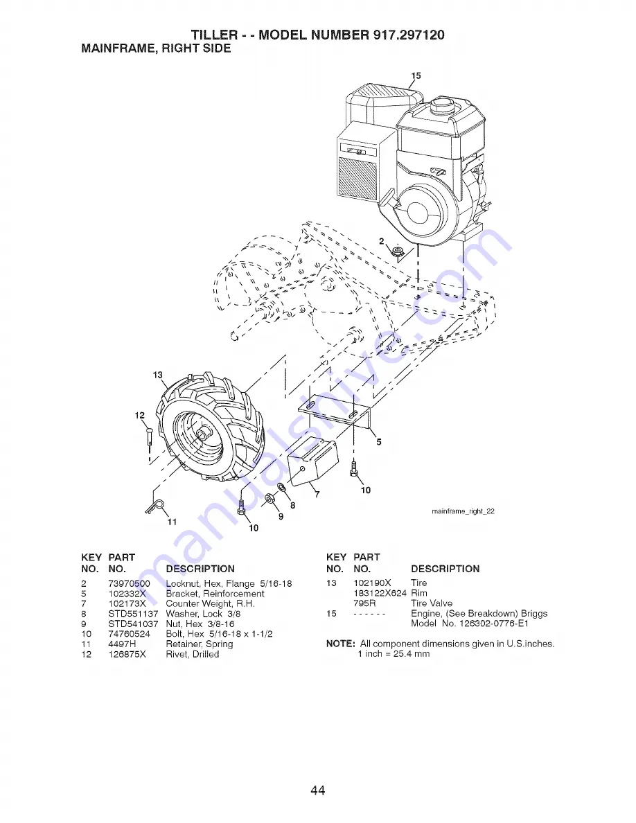 Craftsman 917.297120 Скачать руководство пользователя страница 44