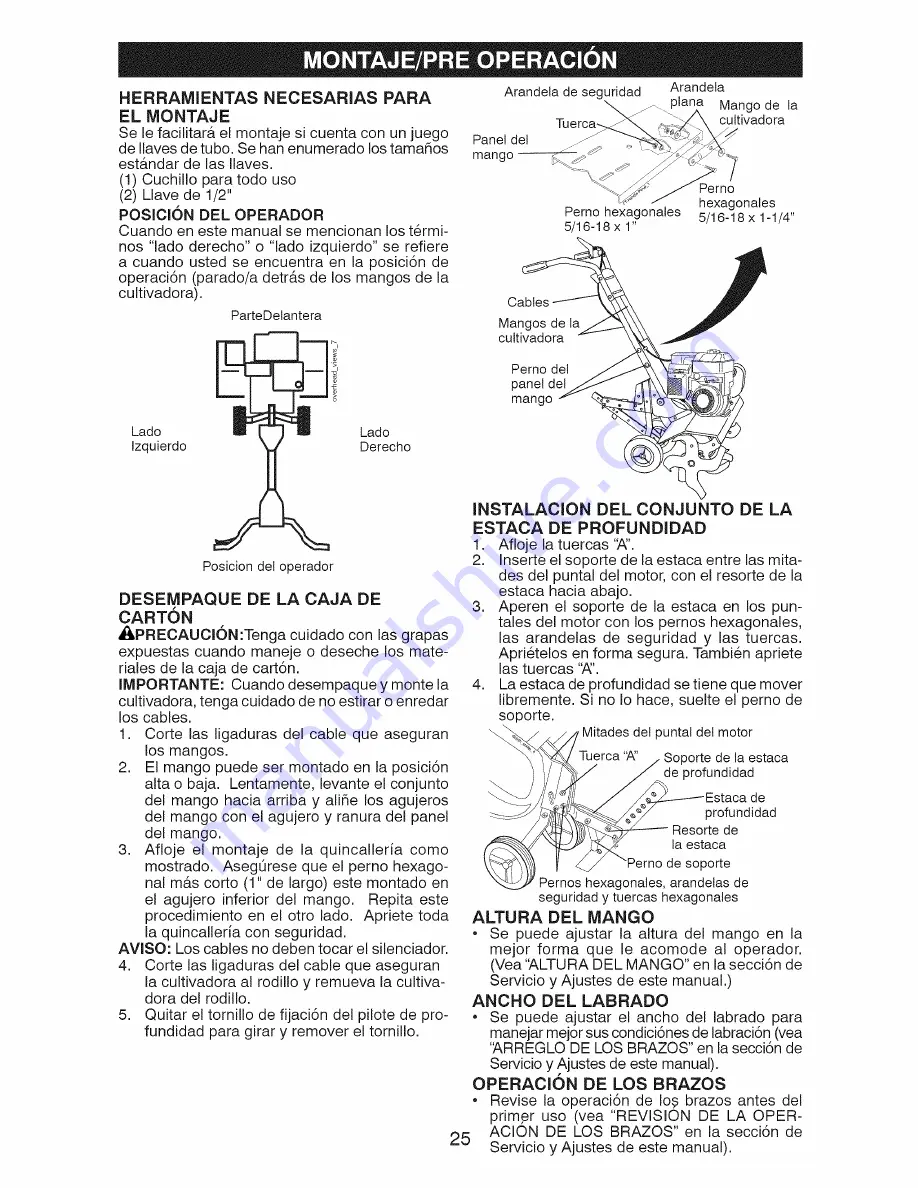 Craftsman 917.298020 Owner'S Manual Download Page 25