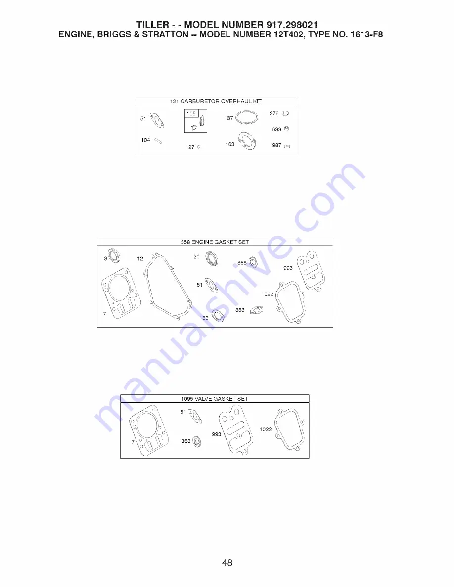 Craftsman 917.298021 Owner'S Manual Download Page 48