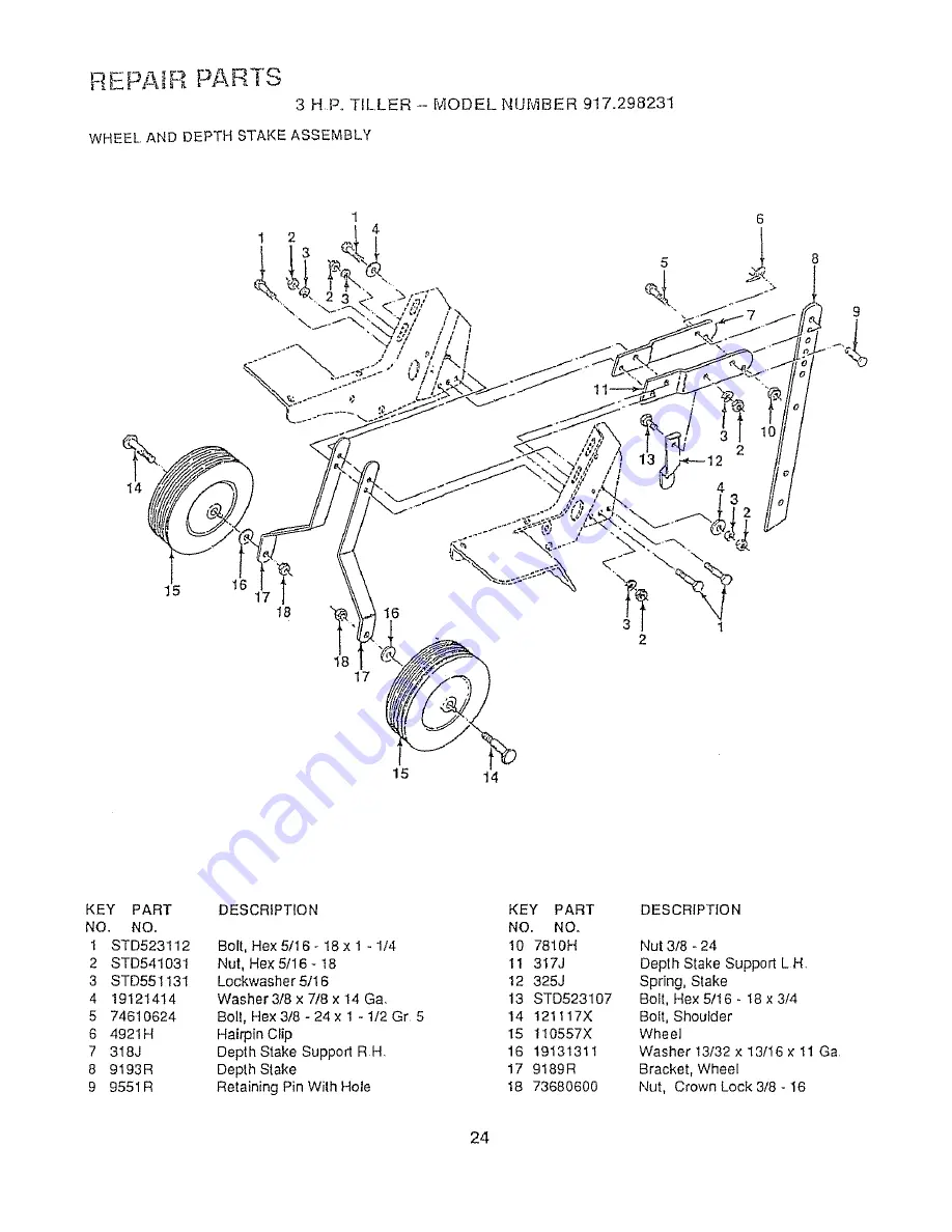 Craftsman 917.298231 Скачать руководство пользователя страница 24