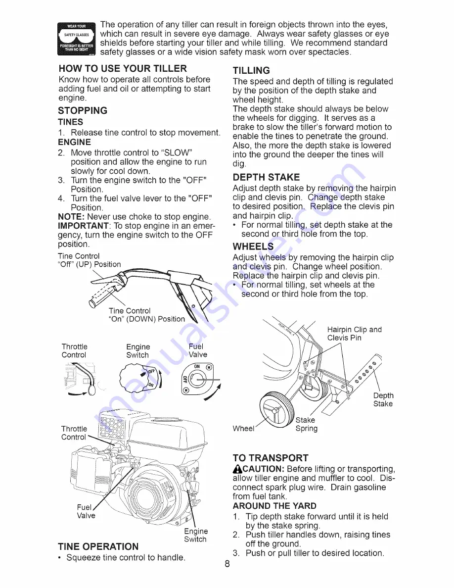 Craftsman 917.299011 Скачать руководство пользователя страница 8