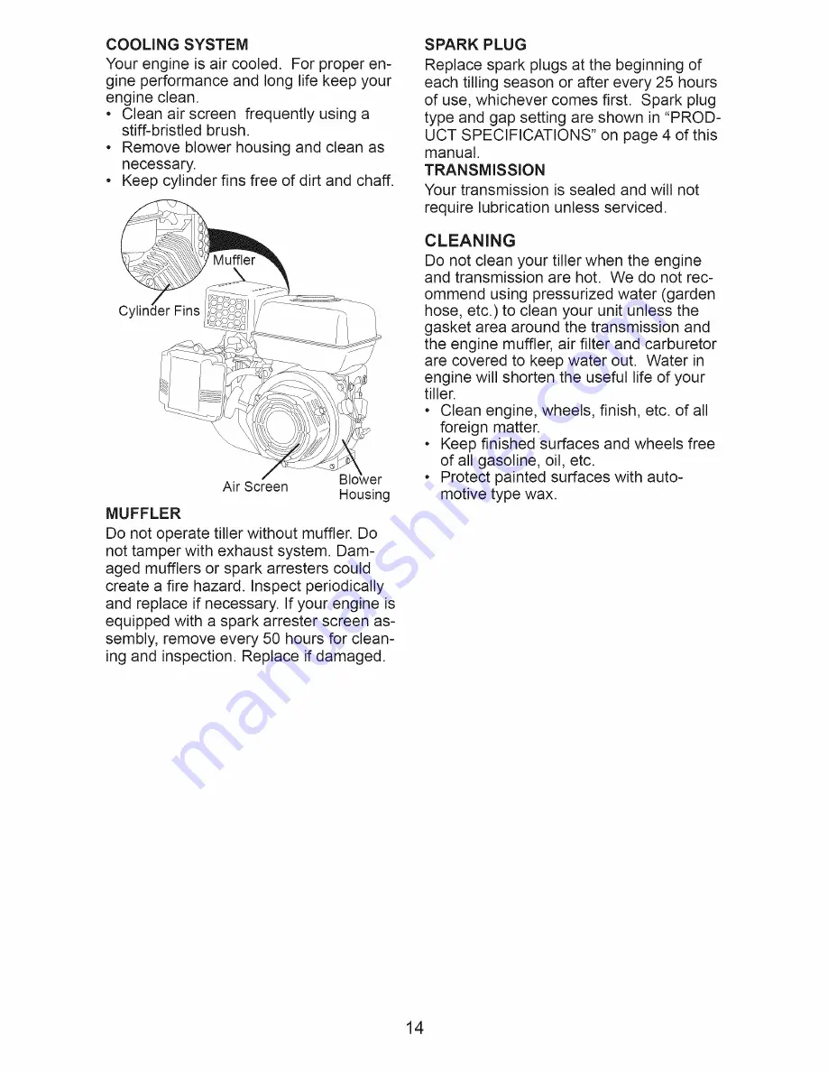 Craftsman 917.299011 Скачать руководство пользователя страница 14