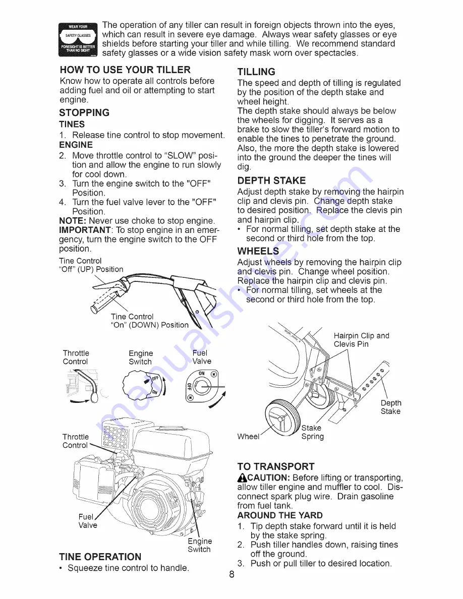 Craftsman 917.299014 Owner'S Manual Download Page 8