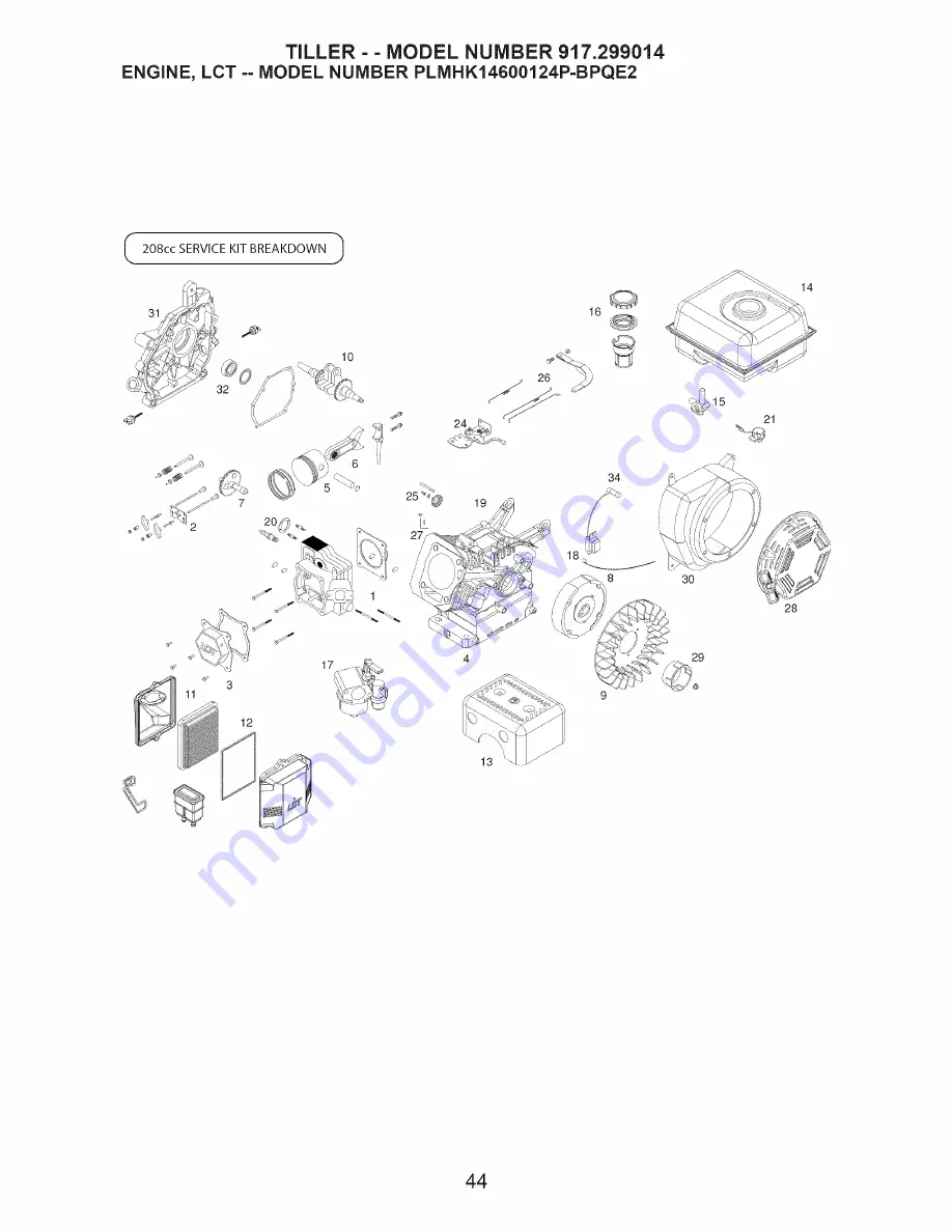 Craftsman 917.299014 Owner'S Manual Download Page 44