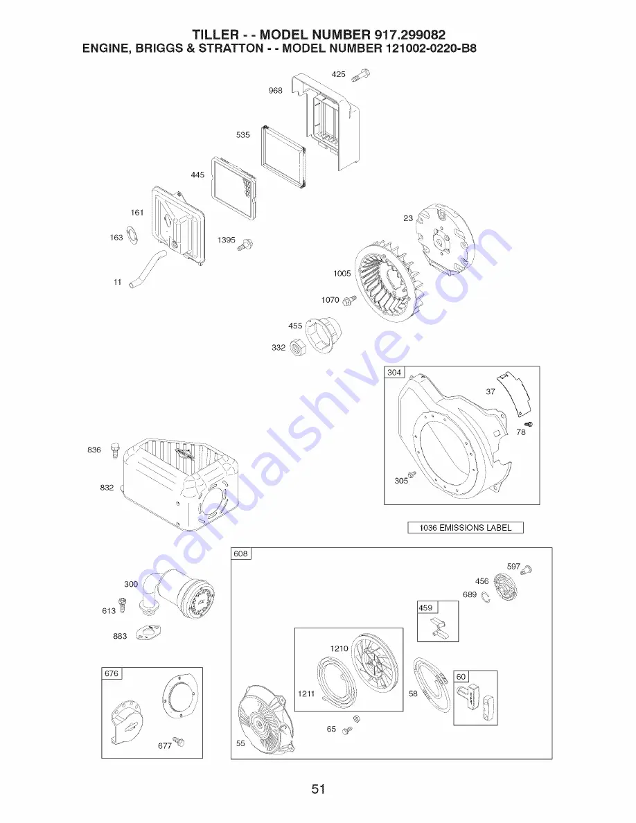 Craftsman 917.299082 Скачать руководство пользователя страница 51