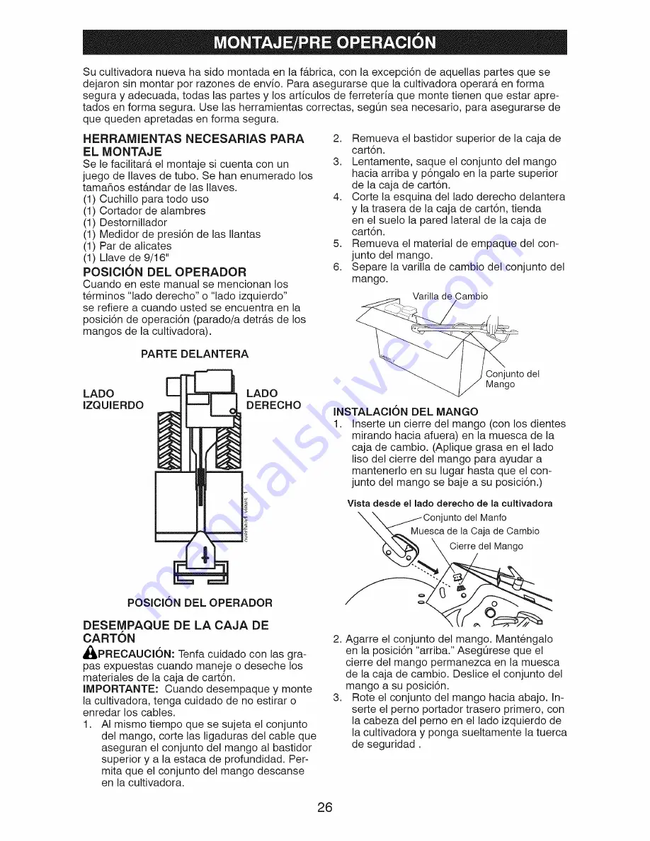 Craftsman 917.299160 Скачать руководство пользователя страница 26