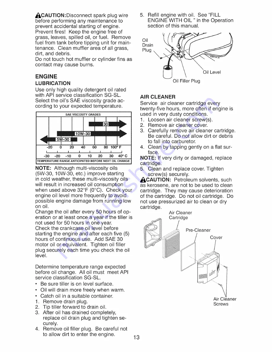 Craftsman 917.29921 Owner'S Manual Download Page 13