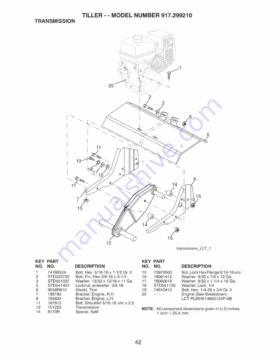 Craftsman 917.29921 Owner'S Manual Download Page 42