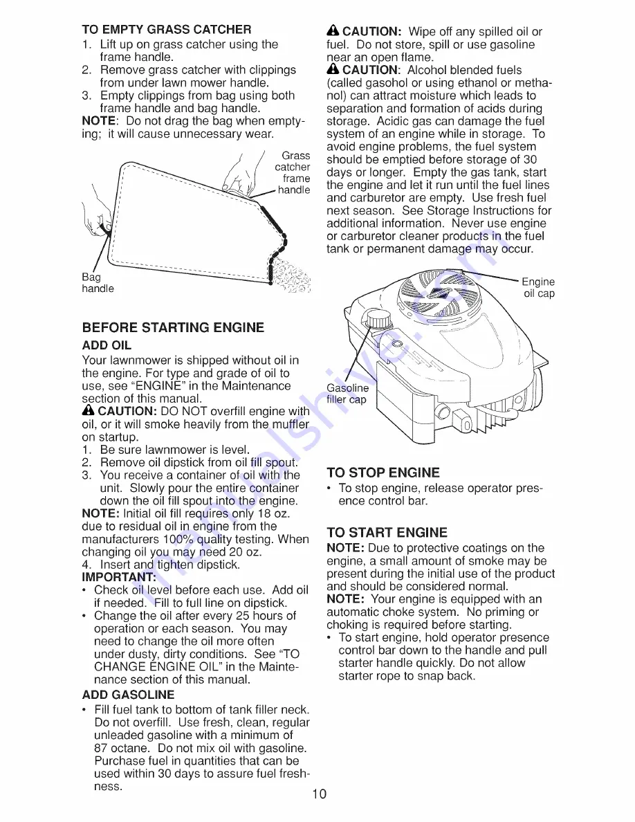 Craftsman 917.370411 Owner'S Manual Download Page 10