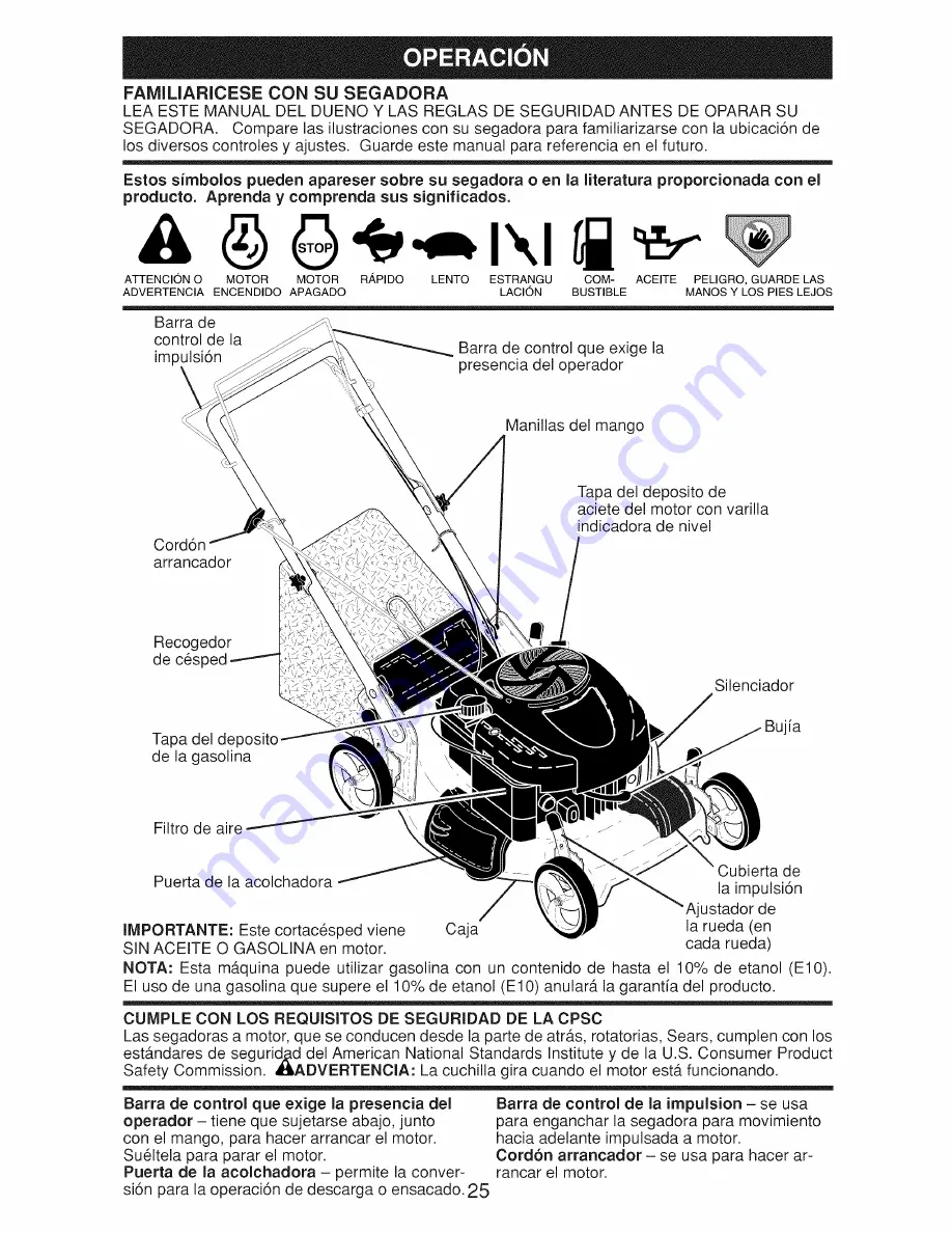 Craftsman 917.370411 Owner'S Manual Download Page 25