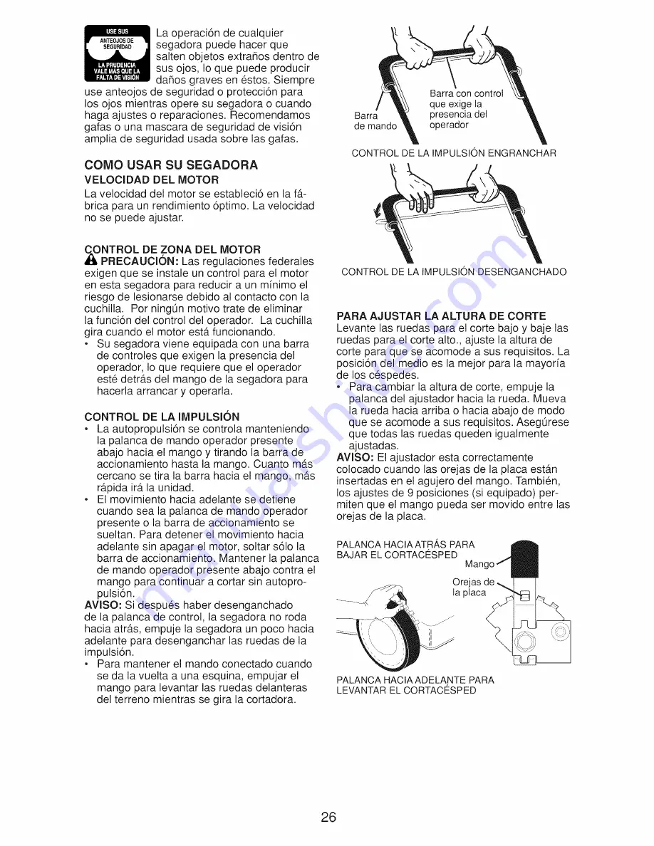 Craftsman 917.370411 Owner'S Manual Download Page 26