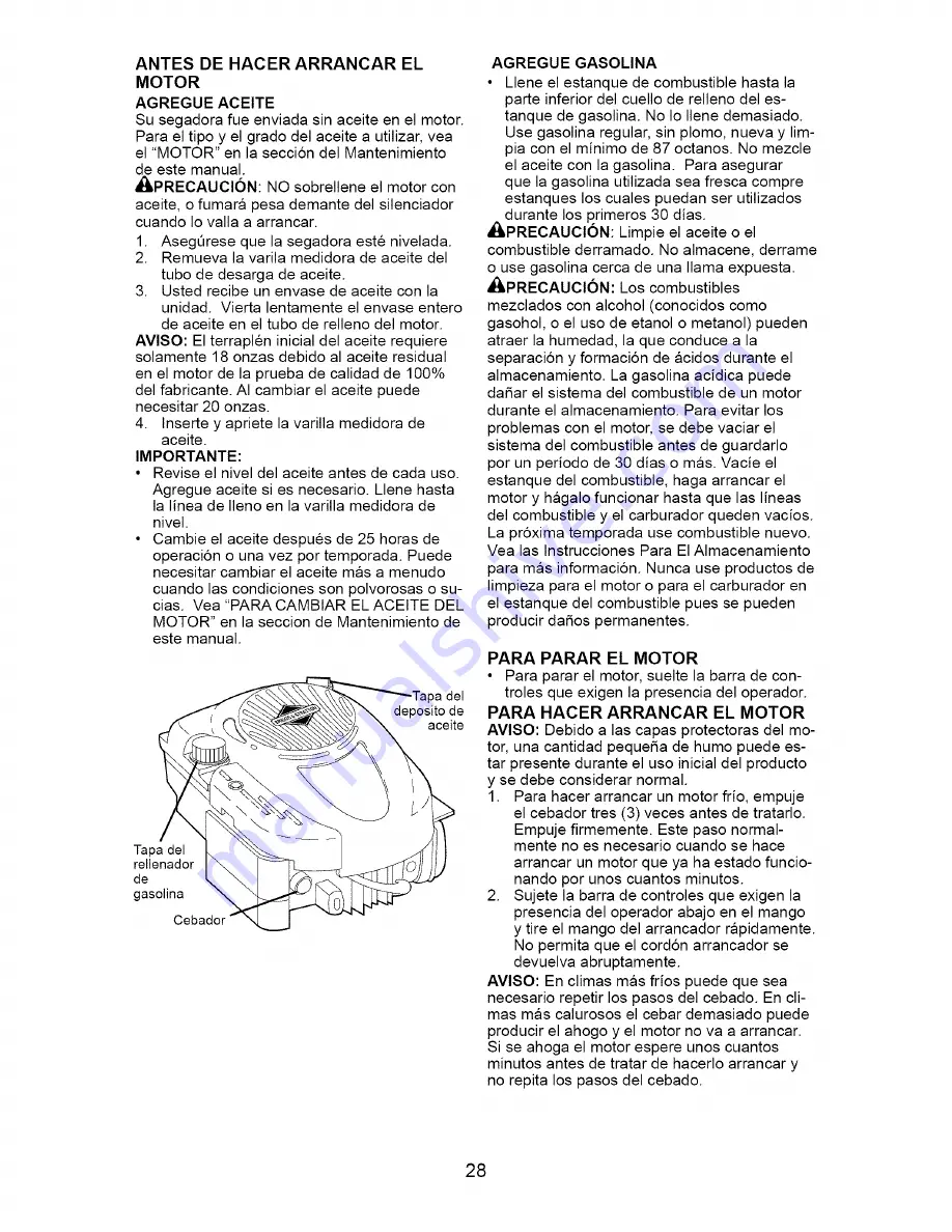 Craftsman 917.370533 Скачать руководство пользователя страница 28