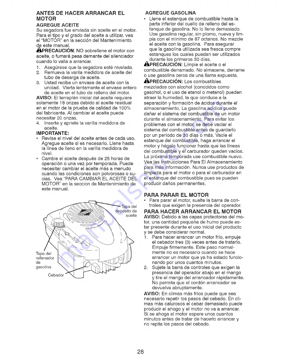 Craftsman 917.370560 Owner'S Manual Download Page 28